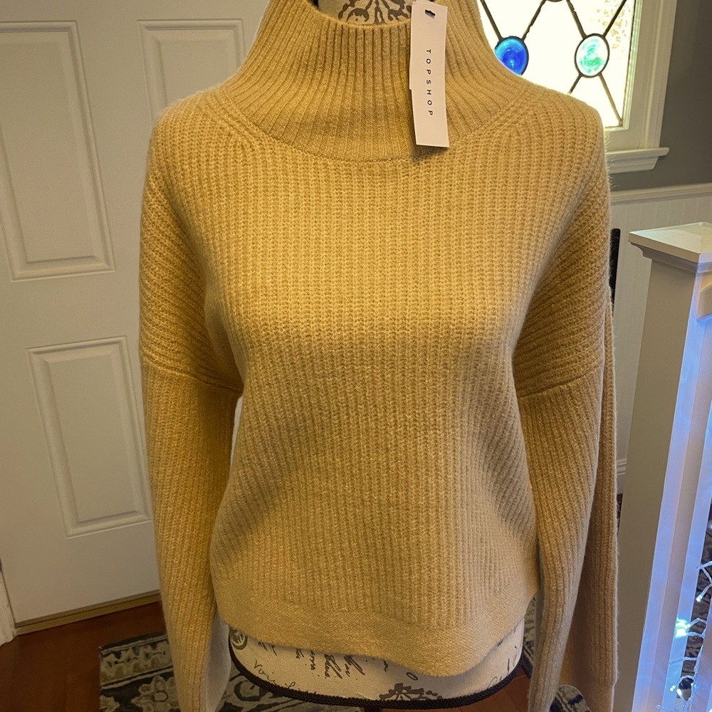 Topshop funnel neck cozy sweater